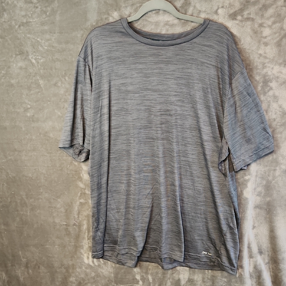 Tek Gear Men's Heathered Gray Short Sleeve Tee. Size 3XB